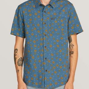 Volcom Psych Dot Short Sleeve Indigo XL